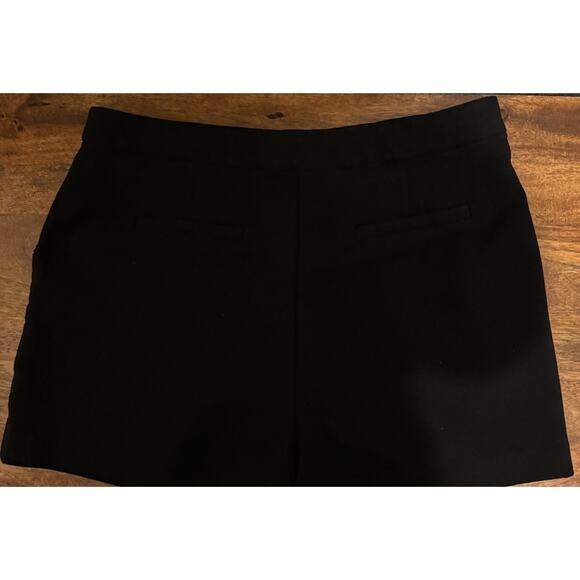 Mosaic & Co High Waisted Black Tailored Dress Shorts Ruffle Pockets Size Large - Picture 12 of 12